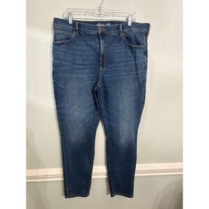 Eddie Bauer Women’s Revival High Rise Skinny Jeans Size 18 Blue Wash